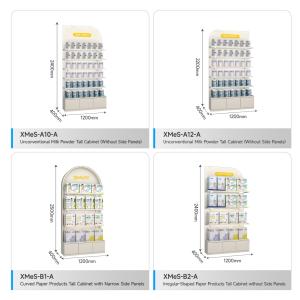 Baby Durable Display Racks Iron Powder Coated Display Cabinet For Mom & Baby
