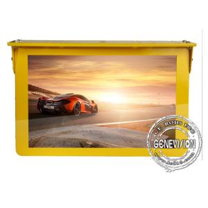Cheap Ultra Slim Lcd Advertising Display Bus / Train Digital Signage 15 Inch 82 Inch Wall Mount for sale