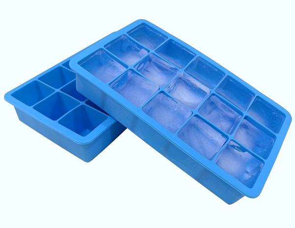 Quality Fancy 15 Cavity Silicone Chocolate Molds , Easy Make Large Square Ice Cube Tray wholesale