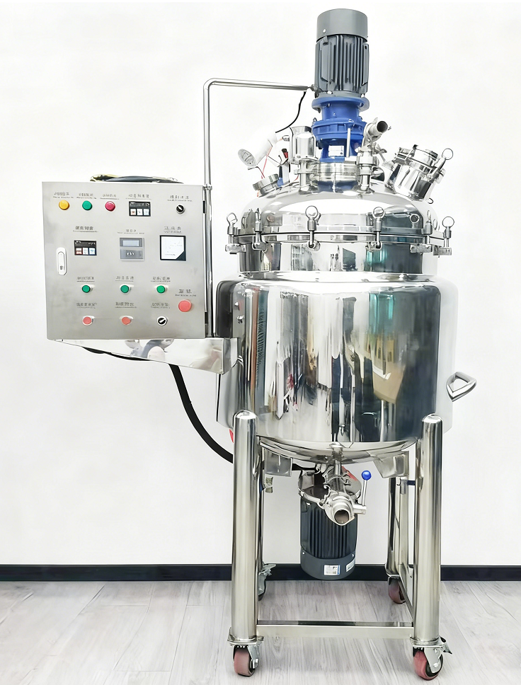 100L Liquid Chemical Stainless Steel 304/316 Mixing Tank With Agitator