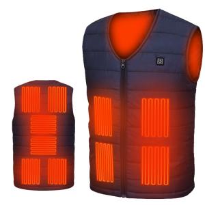 China Graphene Unisex Thermal Electric USB Heated Gilet Far Infrared OEM on sale