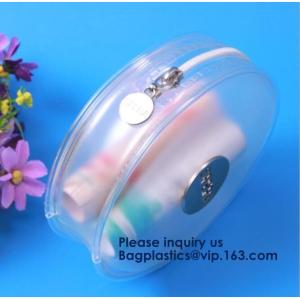 Non-Toxic Odorless Clear Transparent PVC Slider Zipper Bag With Custom Logo