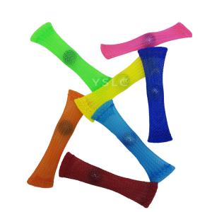 Colorful PET Expandable Braided Sleeving Mesh Tube Flexible Fidget Toys With