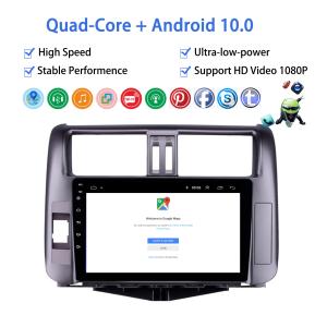 Android 10 Capacitive Screen Full Touch Screen Car Radio For Toyota Prado 2010