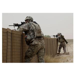 River Protection Defensive Barrier With Green / Sand Geotextile In Burkina Faso