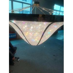 Electroplating Champagne Gold Creative Customized Pendant Lamp Energy Saving