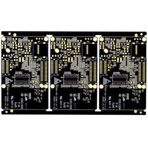 High Density Interconnect HDI PCB Board 3oz 2.4mm 14 Layer Black Color