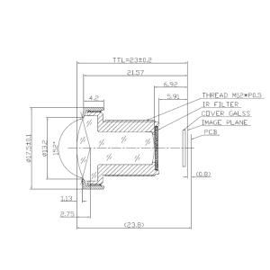 Cheap 1/1.8&quot;, 3.1mm,6 Megapixel Fisheye lens,HFOV 180 degree, high quality super wide angle lens , Panoramic lens,CCL118031MPF for sale
