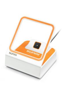 Cheap Android Windows Desktop USB Qr Code Scanner Wired With 45° Scanning Angle for sale
