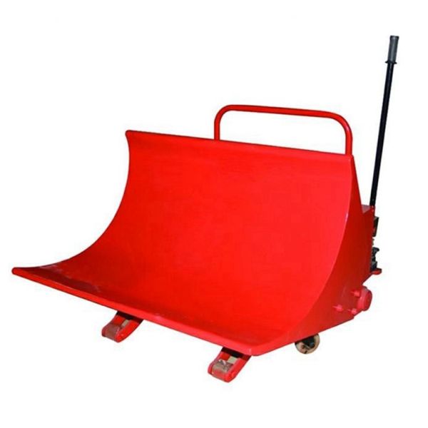 Cradle Type Fabric Cloth Roll Trolley Stacking Hydraulic Textile Trolley