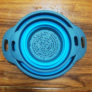 BPA Free Food Grade Silicone Sink Strainer Eco - Friendly With Handle Steam