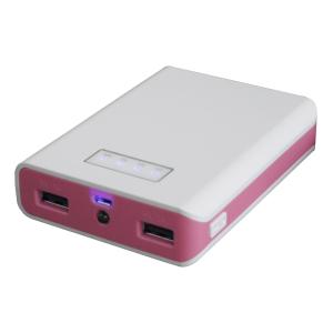 8800mAh Capacity power banks, Plastic, with LED display, Bright Lamp, Charger