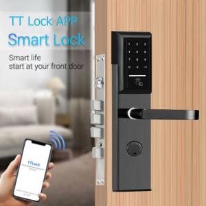 Cheap Stainless Steel 6068 Mortise TTlock App Controlled Door Lock with Smart Keypad for sale