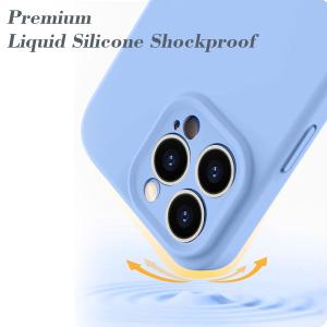 Magnetic Real Liquid Silicone Magsafe Phone Case Shockproof For IPhone 14 15 16