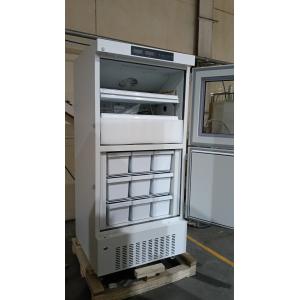368L Laboratory Refrigerator Freezer Combo Dual-Zone Medical Cold Storage Unit