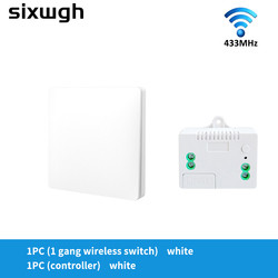 SIXWGH Wireless Wall Switch RF433MHZ RF Wireless Switch
