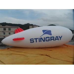 Cheap customized advertising flying helium white blimp with your logo for sale