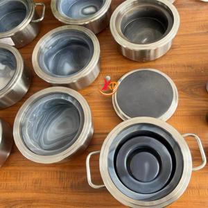 100ml brazil agate grinding jar with agate grinding mortars used for Fritsch