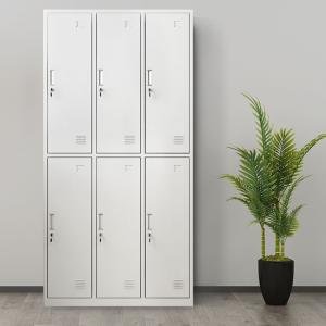 Multifunction 6 Door Medicine Display Cabinet OEM Knock Down Structure