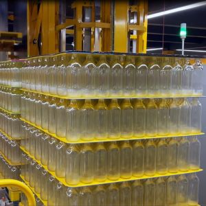 Fully Automatic Plastic Bottle Depalletizer Bulk Glass Bottle Depalletizer