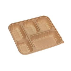 Wholesale 5 Compartments Environmentally Friendly Rice Husk Starch Based