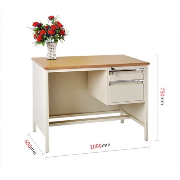 Quality Knock Down Structure Office Table Desk With 25mm Wooden Desktop wholesale