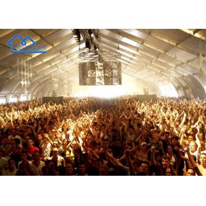 Outdoor Aluminum Curve Tents Peach Shape Big Size ISO9001 Certified Instant Up