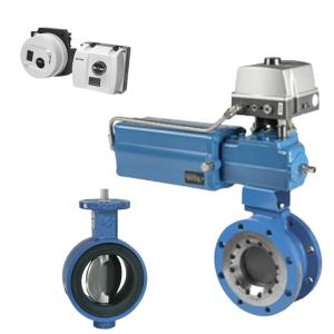NEW AND ACCURATE KEYSTONE Pneumatic Butterfly Valve FIGURE 990 BUTTERFLY VALVES and NELES Positioner ND7000