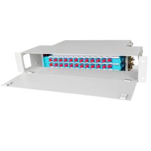 2U Optical Fiber Distribution Frame Module 24Fiber 19inch Rack Mount