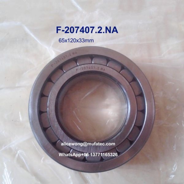 F-207407 Printing Machine Bearings Hydraulic Pump Bearings 65x120x33mm Full Complement Roller Bearings