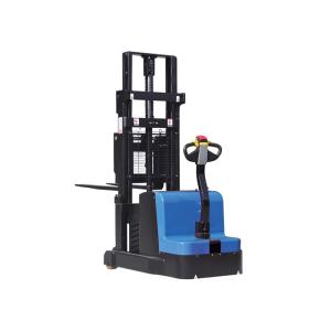 800kg Walking Type Reach Warehouse Forklift Trucks With Triplex Mast 3000Mm