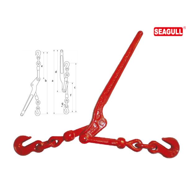 Quality Drop Forged Lever Type Load Binders 1/2" - 5/8" Chain Size Lifting Chain Hooks wholesale