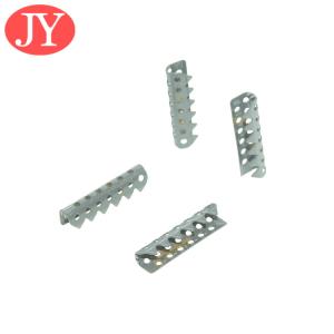 jiayang aglet painting color blue color mesh brass tips aglets brass tip