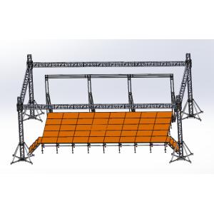 Portable Bolt Type Aluminum Truss Frame Structure Light