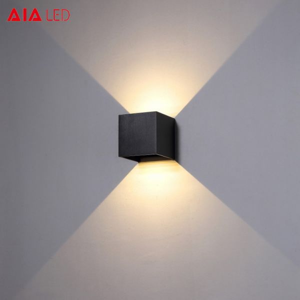 6W Waterproof IP65 adjustable PIR sensor led outdoor wall lights & wall mounted outdoor wall lights
