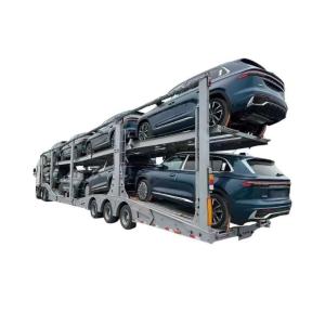 Double Classis 3 Axle 6/8/10 Car Carrier Semi-Trailer Car Transport Truck