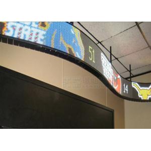 Cheap P10mm IP43 SMD3528 Soft Flexible Video Display Indoor Full Color 10000dots / M2 for sale