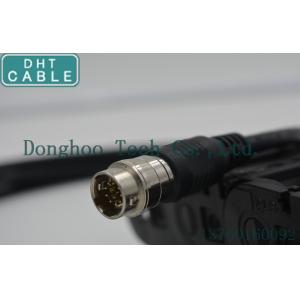 Cheap Coaxial 12 Pin Male to Female Coupled Hirose Cable Assemblies for Analog Cameras for sale