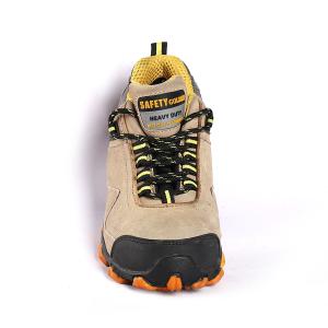 ASTM Compliant Low Cut Safety Shoes With Nylon Tongue Lace-up Closure And ASTM