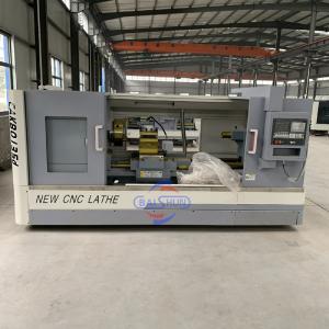 High Precision CK6180 Horizontal CNC Flat Bed Automatic 3 Chuck Lathe
