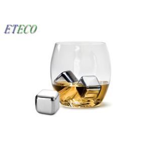 Silver Stainless Steel Ice Cubes Safe Buffer Polished Long Use Time No Rust