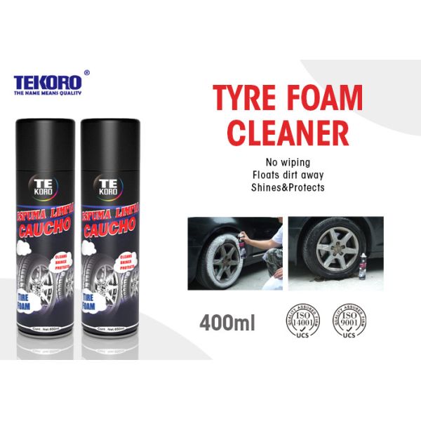 Tyre Foam Cleaner For Lifting Away Tough Dirt And Restoring Natural Deep Black