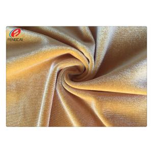 Customized Shiny Crushed Spandex Velvet Fabric For Garment Dress