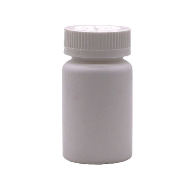 Quality 100ml PE Bottle Wide Mouth Plastic Empty Bottles Capsule Containers with Screw Cap wholesale