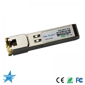 China 100m 10/100Base Copper SFP Transceiver Rj45 Connector ROHS on sale