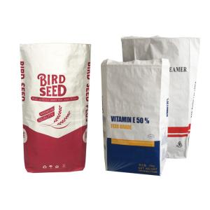 China Multiwall 25kgs Kraft Brown Paper Bags 2 Layers / 3 Layers on sale