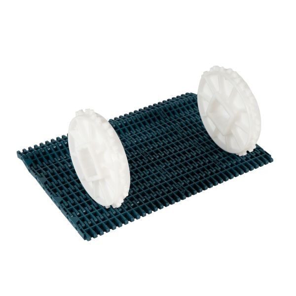 Quality                  New Design Single Module Dynamic Heat Resistant Rubber Top Conveyor Transfer Plastic Modular Belt              wholesale