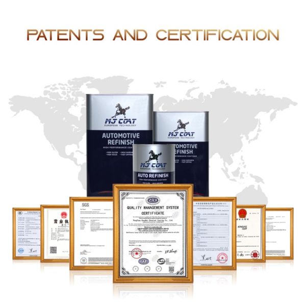 High Solid Liquid Auto Paint Hardener 2K Automotive Spray Paint With Hardener