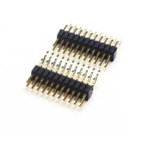 Dual Row 1.27mm Pin Header SMD SMT Right Angle PA6T PA9T LCP