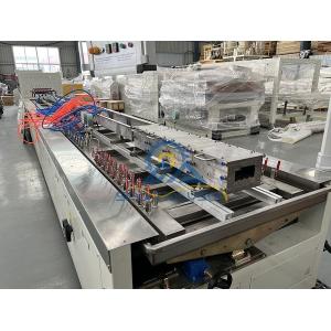 SIEMENS PLC Touch Screen Wood Plastic Composite WPC Door Frame Extrusion Machine